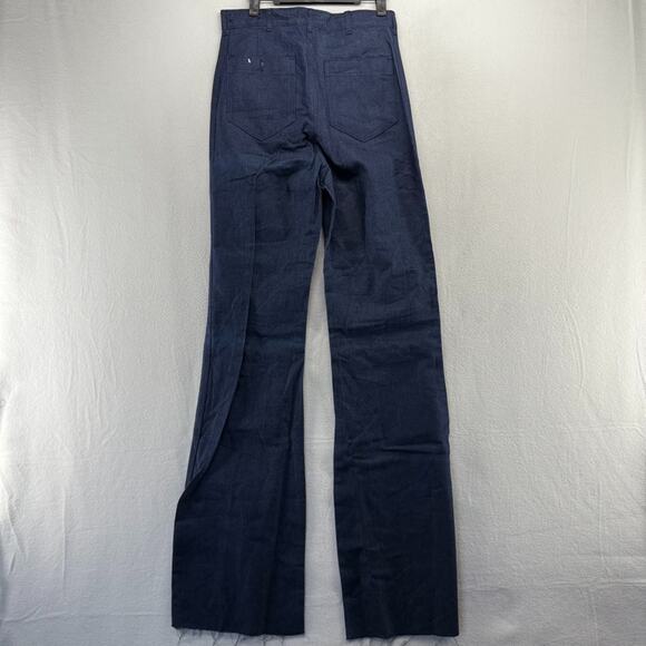 Vintage US Navy Utility Trousers Men's 30XL Unhemmed Flame Retardant Deadstock - Picture 9 of 12